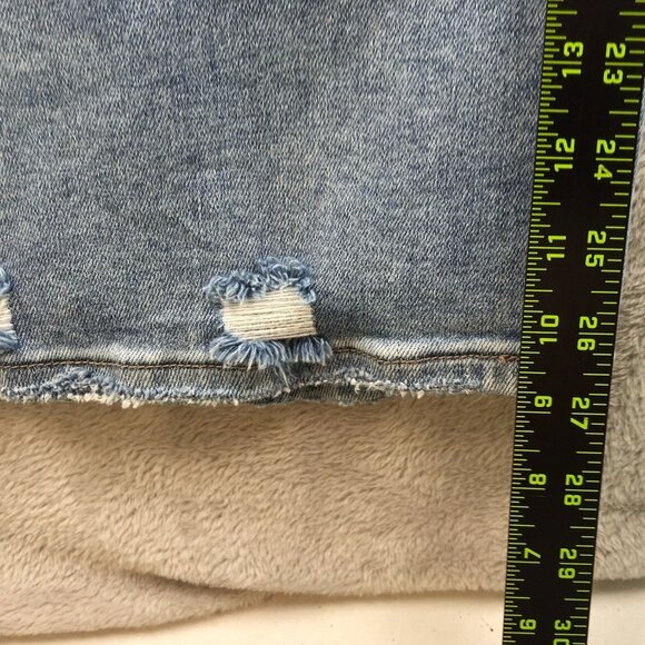 NWT Risen Women Whitney Jeans Size 3XL Light Wash Wide Leg Distressed Blue Denim - Picture 5 of 16